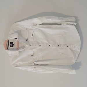 Rock & Republic Men's small white button down shirt